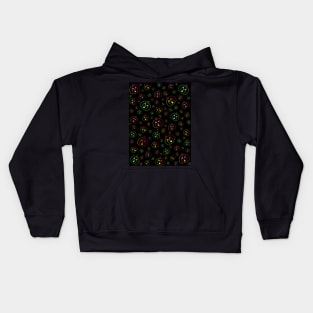 HAPPY Halloween Pumpkins Trippy Colors Kids Hoodie